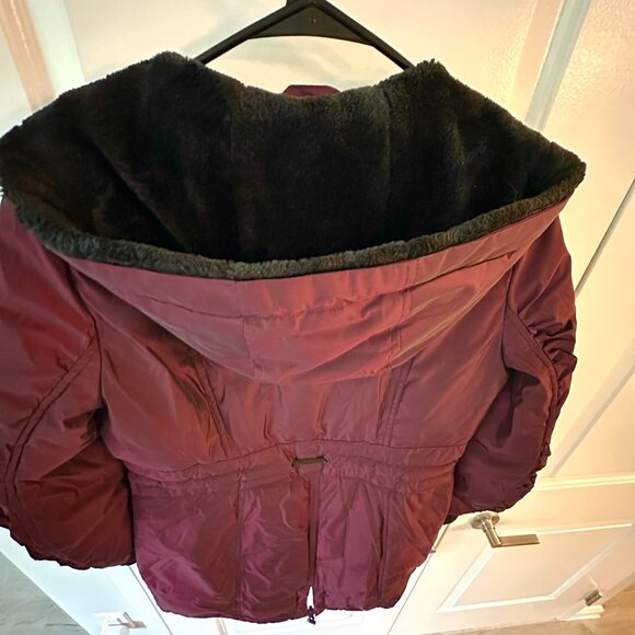 Burgundy DKNY Coat - Picture 9 of 9